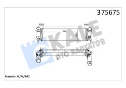Turbo Radyatörü Intercooler Nıssan Navara Np300 2.3 Dcı 15 >mercedes X-class 2.3 3.0d 15 > Brazıng 80mm - 144614JA0B