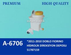 Hidrolik Direksiyon Yağ Deposu Kapaklı Fıat Fıorıno 09> Lınea 09> Doblo 10> - 51958898-51787159