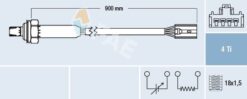 Oksijen Sensörü Arka Volvo S40 1.9t4 2.0t 1997-2000 V40 1.9t4 2.0t 1997-2000 870mm - 30864308