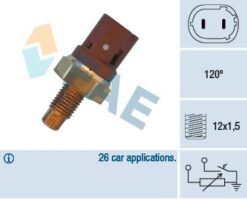 Hararet Müşürü Laguna 2.0 95-01 N7q-volvo S40 90-03 2 Fişli - 7700828565