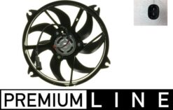 Fan Motoru C5 Em-c8-p807-expert Iıı-jumpy Iıı 1.6 Hdı-2.0 Hdı 370w-385mm - 1253.Q8-1250.G1-1250.G2-1250.G4