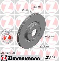 Ön Fren Aynası Volvo S40 2004-2012 C70 Iı 2006-2013 V40 2012 V50 2004-2012 320 X5-dl - 31262720-31302573-31329122