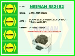Ateşleme Bobını Doğan Sl-slx-kartal Sl-slx-tıpo-tıpo S Mako Tipi - 7582152-7588435