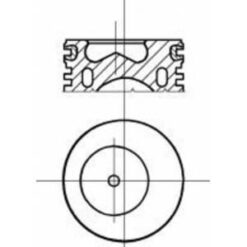 Motor Piston Segman 0.40 80.50 Çap Palıo-sıena-uno 89> 1.4 8 V - 46446940-71711159-7589120-5888233