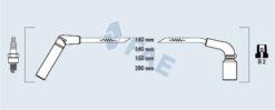 Buji Kablosu Chevrolet Kalos 1.2l 05- / Aveo 1.2l 03- - 96288956