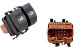 Cam Açma/kapama Çiftli Ön Sol Çiftli-siyah Renault Megane Iı 02> Trafıc Iı 06> Laguna Iı 01> Opel Vivaro A 06> 10 Fişli - 8200315034-8200416806