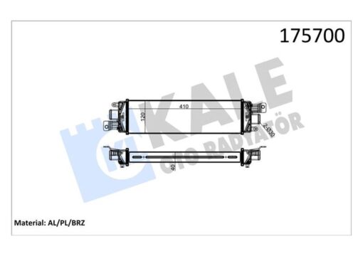 Turbo Radyatörü Intercooler Albea 03>1.3jtd 457x116x40 Al Al Sistem - 51718679
