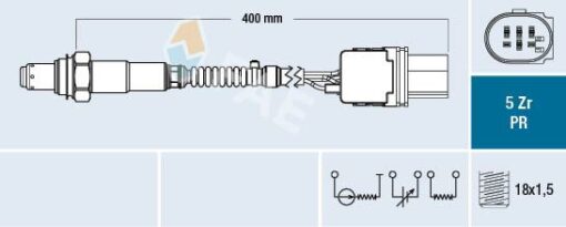 Oksıjen Sensoru Kat. Oncesı Renault Master Iıı 10 Trafıc Iıı 16 Fluence 13 Nissan Qashqaı I 11 1.6dci 2.3 Dci - 226A49071R-8201028297-226A42455R