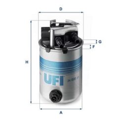 Yakıt Filtresi Beyaz Sensörlü Soket Nıssan Qashqaı 1.5l K9k J11 6 Vites 14-> 1.6l R9m Dci J11 14-> / X-traıl 1.6l R9m Dci T32 14-> / Renault Kadjar 15-> - 164004EA1A-164004EA1B-164004395R