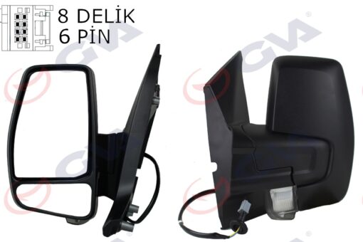 Dış Dikiz Aynası Sol Transit Custom V362 12 17 Elektirikli Isıtmalı Sinyalli - BK21 17683 BL5JA6-2123229