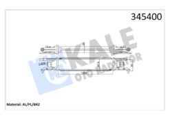 Turbo Radyatörü Intercooler Grande Punto-mıto 1.3 Al-pl-brz 450x97x52 - 55700449-51837369