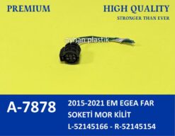 Far Soketi Mor Kilit Em Fıat Egea 2015-2021 - 52145166-52145154