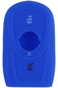 Kontak Anahtar Kumanda Koruyucu Kılıf Silikon 3 Tuş Mavi Opel Astra K - HMA091-M