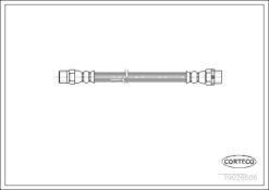 Fren Hortumu Arka Bmw E36 93>00 - 34321159524