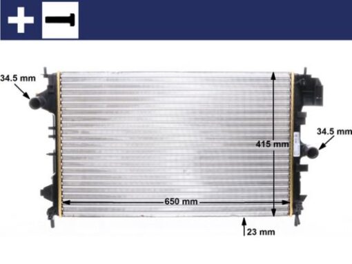 Motor Su Radyatörü Opel Vectra C 02 08 1.6 Z16xep - 1300283-1321713-13217130-95524870