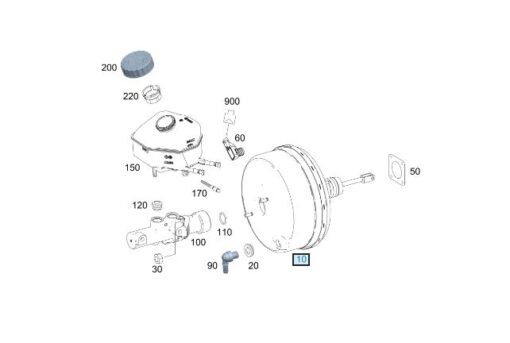 Fren Servosu Westınghouse Mercedes Sprınter B907 B910 18> - A9104311000