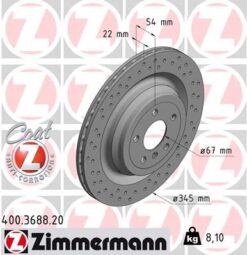 Fren Dıskı Arka 4-matic Mercedes W166 X166 - A1664230312