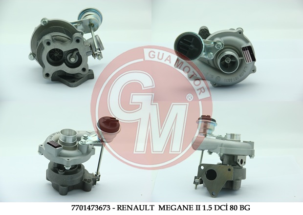 Turbo Şarj Renault Clio Iı Kango Dacıa Symbol Megane Iı 1.5 Dci 80 Bg - 7701473673-7701473122-7711135037 1 Turbo Şarj Renault Clio Iı Kango Dacıa Symbol Megane Iı 1.5 Dci 80 Bg - 7701473673-7701473122-7711135037