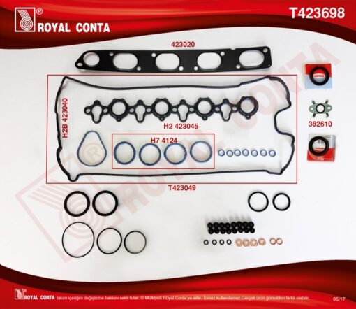 Üst Takım Conta Corteco Keçeli Reınz Sub.last Skc Siz Master 2.2-2.5 Dcı G9t-g9u - 7701477813
