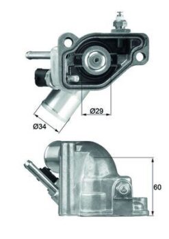 Termostat Komple Vectra B-c-astra G-h-corsa C-zafıra Saab 9-3 1.8-1.8 16v Müşürlü - 1338098-24456401-95517660-1338428