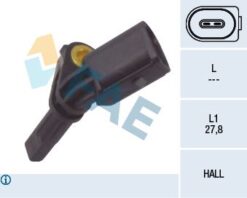Tekerlek Hız Sensörü Golf 5-jetta 3-passat-t5-t6-caddy 03 Ön-sağ - 7H0927804-WHT003856