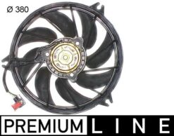 Fan Motoru P206 1.1-1.4-1.4-1.6-2.0 16v-1.6hdı-2.0hdı 98 250w-385mm - 1253.C9-1253.R7-1254.87