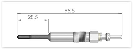 Kızdırma Bujisi Golf V 1.9tdı-passat 2.0tdı-polo 1.4tdı-crafter 2.5tdı-t5 2.5 Tdı Bmm - N10591608-N10591604-N10591601