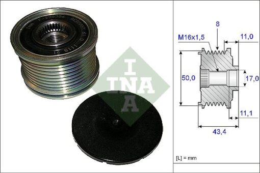 Alternator Kasnagı Mercedes W164 X164 W251 - A6291500060