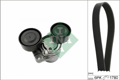 Kanallı Kayıs Setı Bmw E90 E91 E92 E93 F07 F10 F11 F06 F12 F13 F01 F02 E84 E70 F15 E71 F16 Kutuklu - 11287823199-11288519874-6PK1780