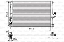 Radyatör Dacıa Duster 10 > Logan 05 > 1.5 Dci Mek.şanz. / Ac Al/pl/brz - 214100598R-8200582026