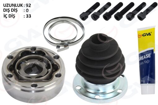 Aks Kafası İç Polo-cordoba 1.6-1.4 16v 94-01 Aee-alm-ahw-1.6-1.4 16v - 6N0498103-171498103D-871498103