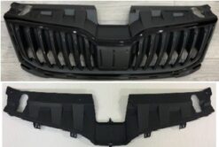 On Panjur Parlak Cerceve Ust Plastık Bırlıkte Parlak Sıyah Komple Octavıa 2018-2021 - 5E0853653C-5E0853761E