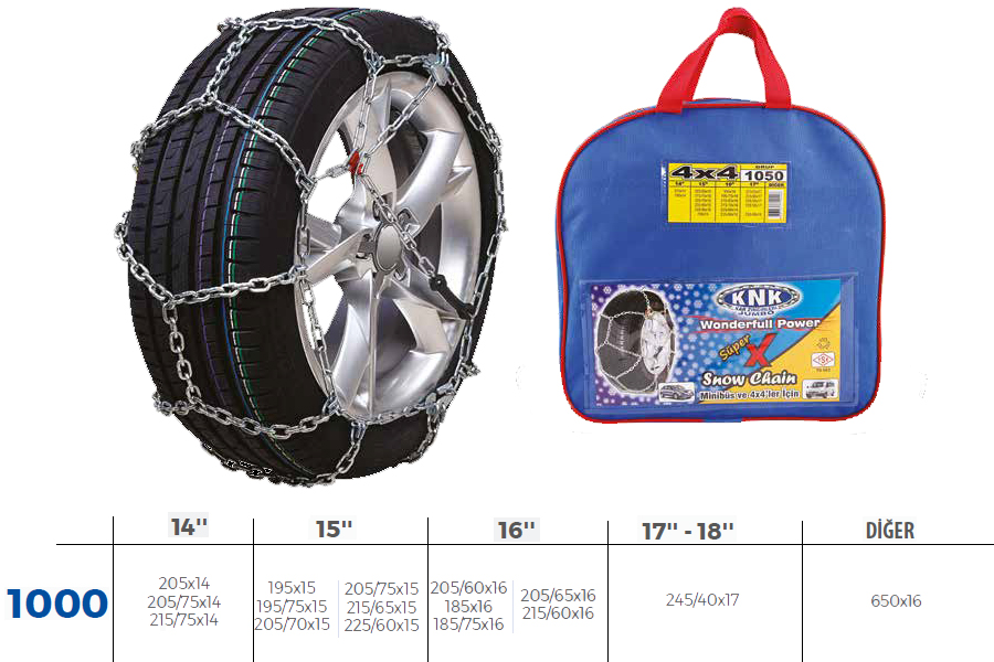 Patinaj Zinciri 4x4 Jeep - Minibüs Ve Hafif Tic.araç Zincir Ebatları İçin Resime Bakınız 1 Patinaj Zinciri 4x4 Jeep - Minibüs Ve Hafif Tic.araç Zincir Ebatları İçin Resime Bakınız
