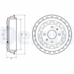 Fren Kampanası Arka Fıat 500 20> Ev - 52127281