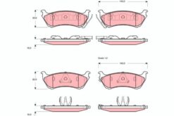 Fren Balatası Arka Mercedes Ml-class W163 98>05 - A1634200420