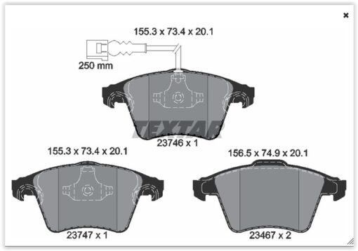 Ön Balata Fişli Transporter T5 16 Jant Ym Kalın 03 > - 7H0698151-7H0698151B