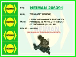 Termostat Komple Lınea-doblo-grande Punto Evo-fıorıno 09-12 -astra J 10>1.3dmtj-cdt Müşürlü Euro - 55206391