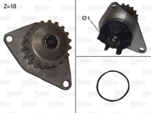 Devırdaım Su Pompası Peugeot P206-p207-p307 Cıtroen C2-c3-c4 1.4 16v Kfu-et3j4 18dıs - 1201.G2-1609417180-1623095980
