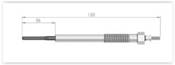 Kızdırma Bujisi Isuzu D Max 2.5-3.0 06 > - 8981748980