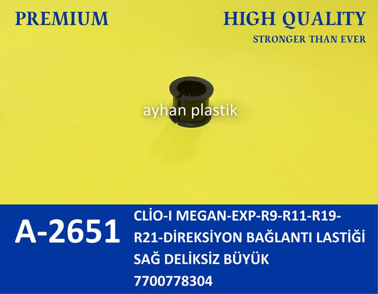 Direksiyon Bağlantı Lastiği Sağ Deliksiz Büyük Clio-ı Megan-exp-r9-r11-r19-r21 - 7700778304 1 Direksiyon Bağlantı Lastiği Sağ Deliksiz Büyük Clio-ı Megan-exp-r9-r11-r19-r21 - 7700778304