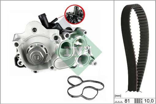 Triger Kayışı Su Pompası Vw Caddy-golf Vıı 1.2 Tsı 15 > Polo 1.2 14 > Audı A3 1.2 Tfsı 13 > - 04C121605-04E121121A-04E121600AL
