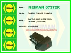 Dortlu Flasor Dugmesı Captur-clıo Iv-zoe 2012 > Duster 2010-2018 - 252907372R