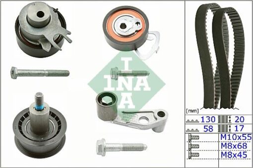 Triger Seti 130x20 Polo-cordoba-golf4-fabıa-bora 1.4-1.6 16v Bcb-bby-bud-bbz-bky-ahw-ajv-azd-cggb - 036198119B-036198119F