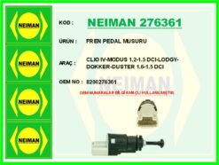 Fren Pedal Musuru Clıo Iv-modus 1.2-1.5 Dcı-lodgy-dokker-duster 1.6-1.5 Dcı - 8200276361