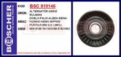Alternatör Gergi Rulmanı Doblo-palıo-albea-sıena-fıorıno-nemo-bıpper-punto-ford Ka 1.3mtj - 46819146-1611424180-51821652