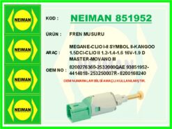 Fren Musuru Megane-clıo I-ıı Symbol Iı-kangoo 1.5dcı-clıo Iı 1.2-1.4-1.6 16v-1.9 D Master-movano Iıı - 8200276360-2532000QAE93851952-44148
