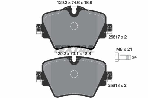Fren Balatası On Bmw G42 G20 G21 G28 G22 G23 G26 F52 F45 F48 F39 . Mını F54 F56 F60 - 34116890553