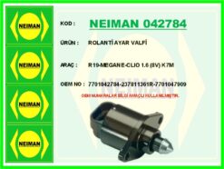 Rolanti Ayar Valfi R19-megane-clıo 1.6 8v K7m - 7701042784-237811361R-7701047909