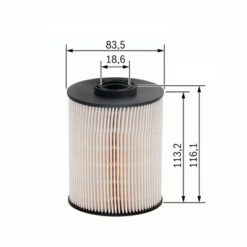 Yakıt Filtresi Caddy Iıı-golf V-jetta Iıı-octavıa-toledo Iıı-leon-altea-a3 1.9tdı-2.0tdı Su Ayraçlı - 1K0127177B-1K0127434B