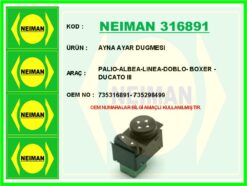 Ayna Ayar Dugmesı Palıo-albea-lınea-doblo- Boxer - Ducato Iıı - 735316891-735298499